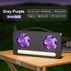 A new type of small fan with dual-head air outlet and light is selling well details Picture